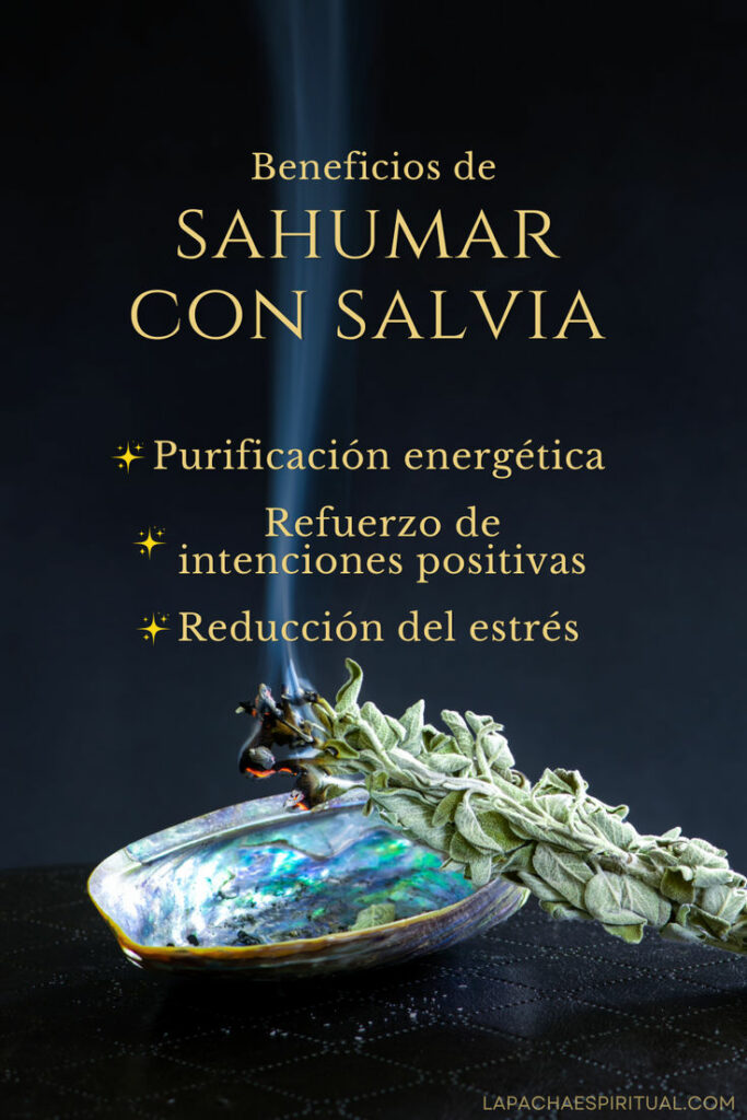Atado de salvia para sahumar