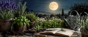 Jardín lunar hierbas medicinales: cultiva con los ciclos de la luna.