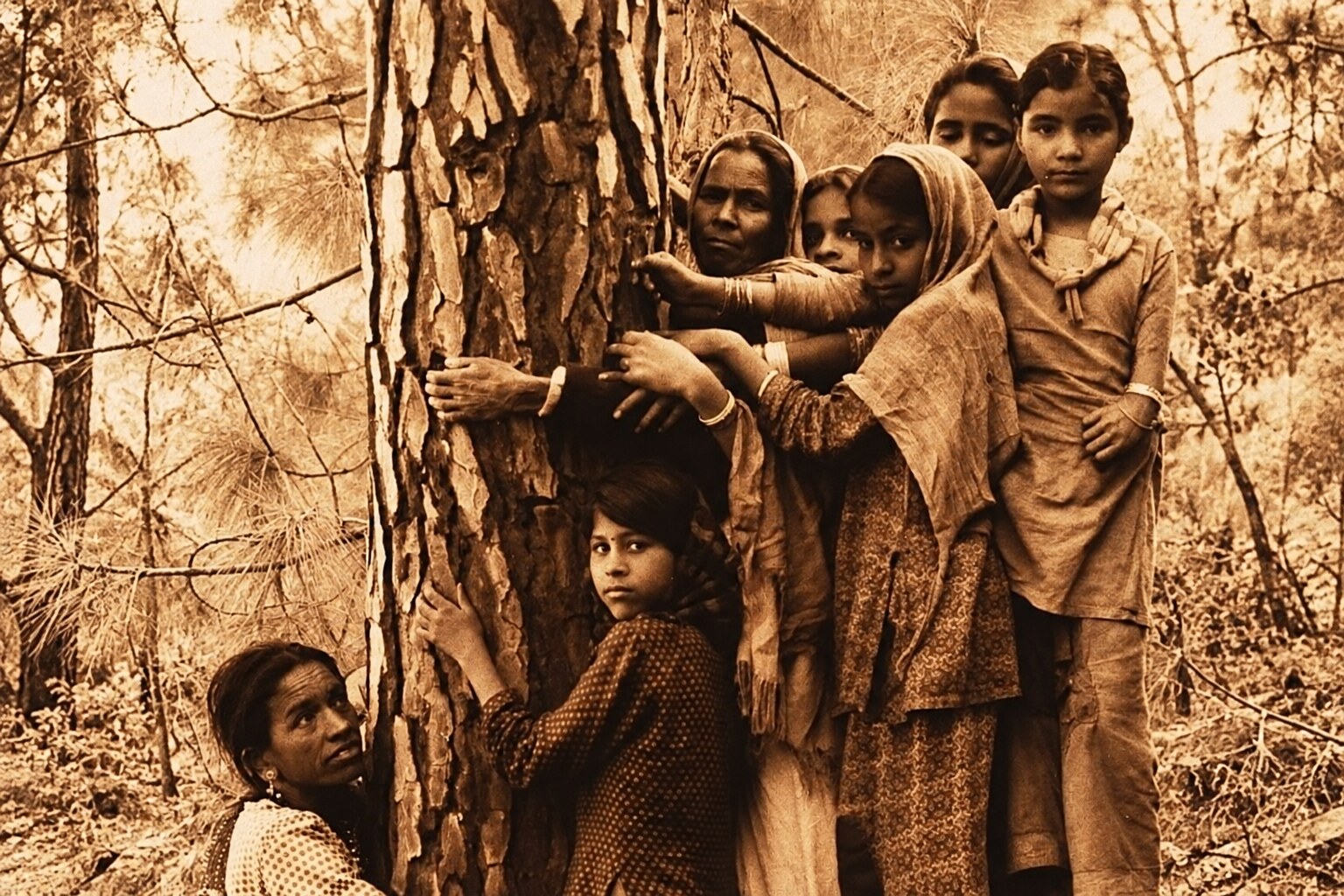 Imagen de portada de «Abrazadores de árboles: Tradición, espiritualidad y ecología».