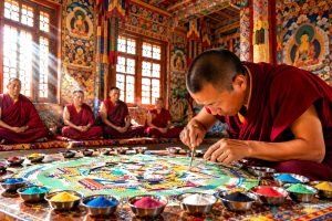 Mandalas de Arena Tibetanos: Concentración y Desapego